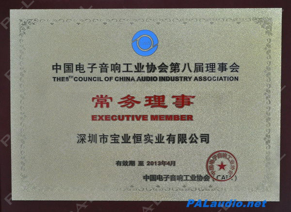 中国电子工业协会常务理事单位