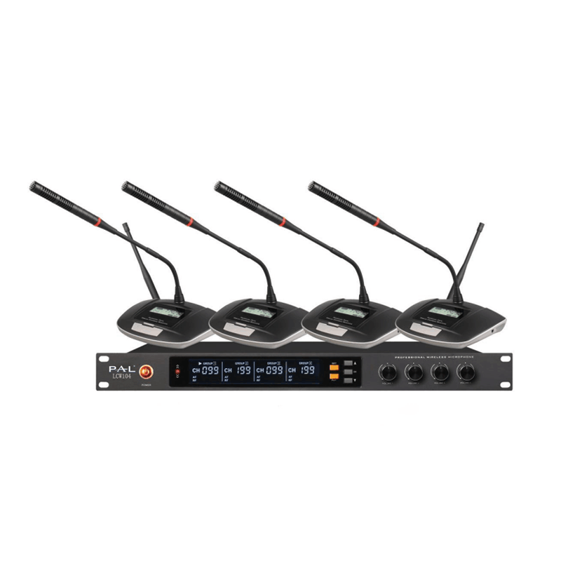 LCW104（四发四收） +  LCW-MC 无线会议系统